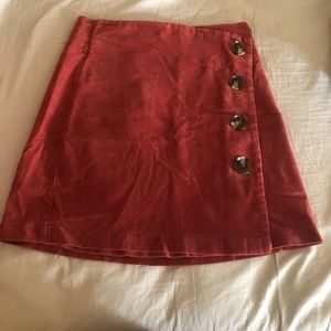 Corduroy skirt